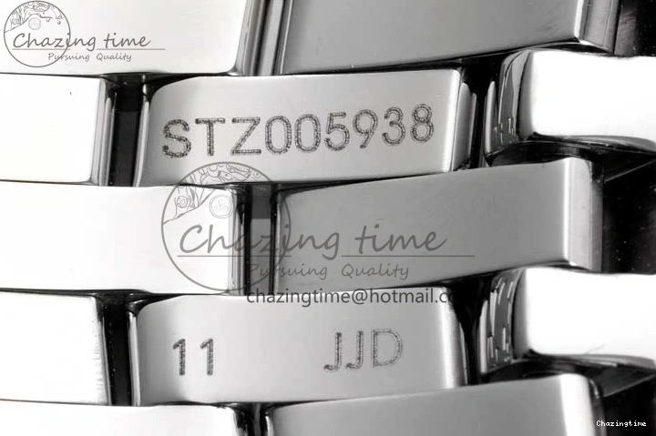 0107 Casual De Ville SS DIWF 1:1 Best Edition White Dial RG Markers on SS Bracelet MIYOTA 7847